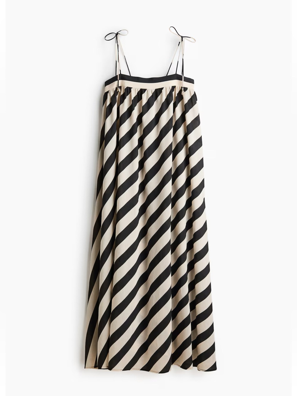 New H&M A-Line Tie-Strap Maxi Dress - Picture 9 of 9